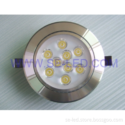 9W Bridgelux White Recessed LED Ceiling Light